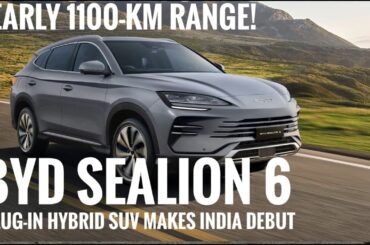 BYD Sealion 6 plug-in hybrid | Nearly 1,100-km range | May be considered for India | Auto Expo 2025
