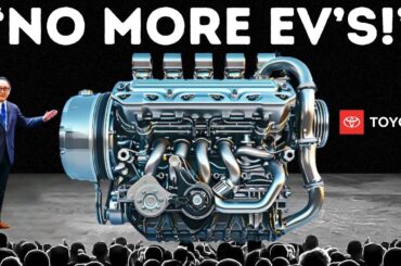 TOYOTA CEO: THIS NEW ENGINE WILL END ELECTRIC CARS," SAYS TOYOTA CEO ABOUT HIS CREATION