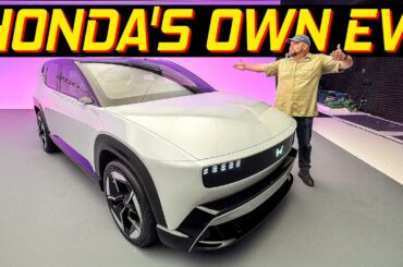 I Go Hands-On With Honda's First In-House EV: Meet the 0 Series SUV!