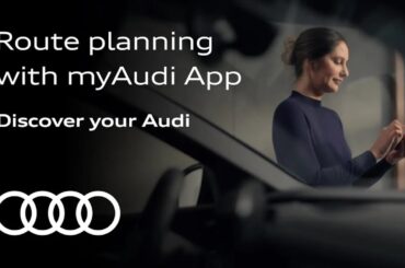 Route planning with myAudi App