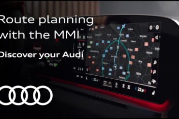 Route planning with the Audi MMI