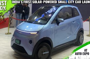 Vayve Eva Solar Electric Car Launched At Bharat Mobility Expo 2025 - Price From 3.25 Lakh
