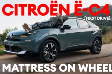 FIRST DRIVE: 2025 Citroen e-C4 Review - Could it be any comfier? | Electrifying