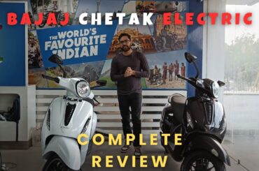 Bajaj Chetak Electric Scooter || Full Detail,  Walkaround, Color, Instrument Cluster
