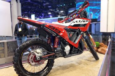 CES 2025: Segway's NEW E-BIKES! Xyber + Xafari + Dakar Race Bike!