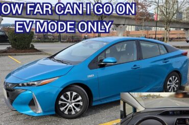 Testing Pure EV Range on Prius Prime Plug in Hybrid. 2020 (PHEV) Toyota. Better Daily than a Tesla?