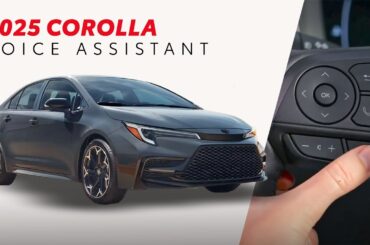 2025 Toyota Corolla: How to Use Voice Assistant | Toyota Corolla Drive-Off Essentials