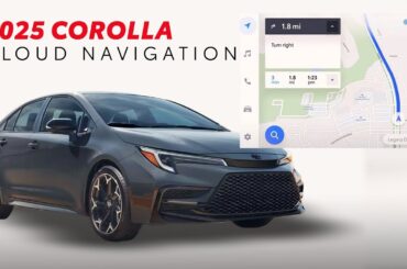How to Use Toyota's Cloud Navigation | Toyota Corolla Drive-Off Essentials