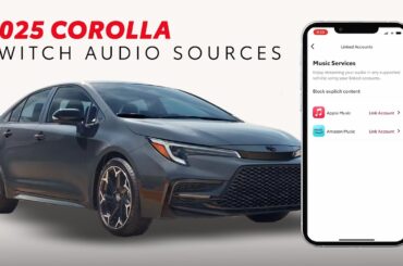 How to Change Audio Sources in Your 2025 Toyota Corolla | Toyota Corolla Drive-Off Essentials