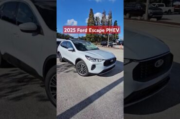 2025 Ford Escape PHEV - Best Plug-In Compact SUV? #fordescape #fordescapehybrid