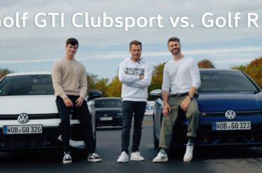 Who will come out on top? 🚗 Watch our Golf R compete with our Golf GTI Clubsport
