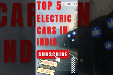 TOP 5 electric cars in India 2025 #shorts #trending #shortsfeed