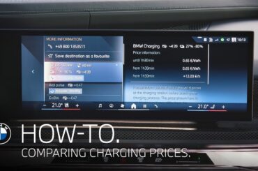 How-To: Comparing Charging Prices with the BMW Charging Wallet.