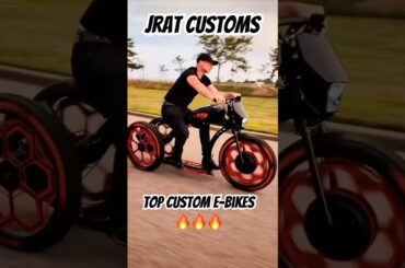 Unveiling the Custom E-Bikes from Jrat Customs #shorts #ebike
