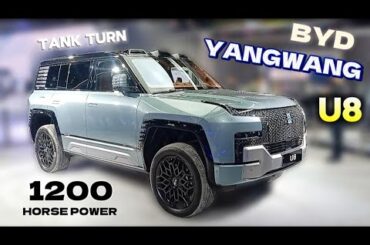 BYD YANGWANG U8 | Tank Turn | PLUG IN HYBRID | Yangwang u8 | Details | YA