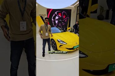 New MG Cyberster Revealed | Unique Turn Indicator Feature | Auto Expo 2025 India | autoX #shorts
