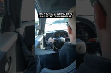 This ELECTRIC car has GEARS?!