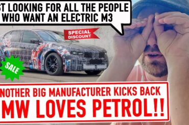 BMW says NO to EV ONLY. Plus who wants an electric M3? No one.