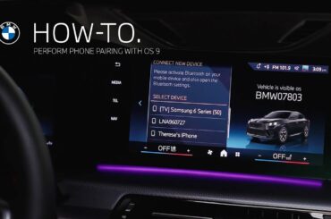 How to perform Phone Pairing with OS 9 | BMW How-To