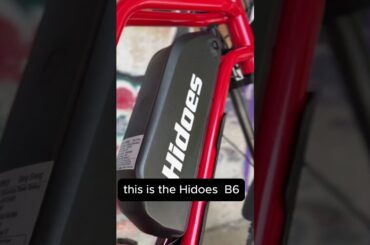 This is definitely an electric bike you won't be able to get enough of! Hidoes B6 ebike! #powerful