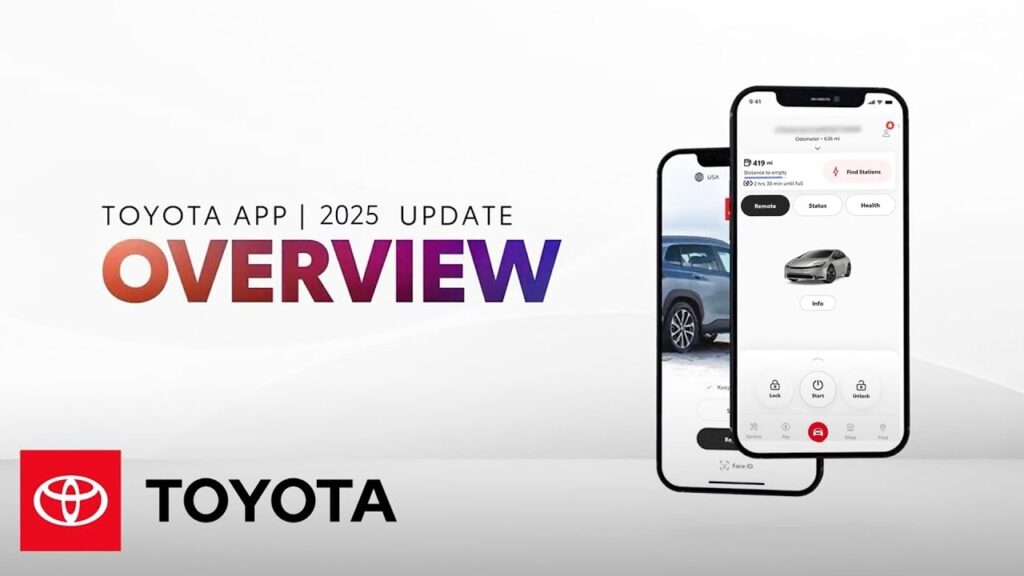 How To Use The Toyota App 2025: EV Charging, Toyota Connected Services ...