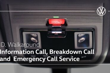 Information Call, Breakdown Call  and Emergency Call Service - Tutorials for ID.3 | Volkswagen