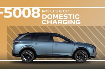 Peugeot E-5008 | Tutorial | Domestic charging