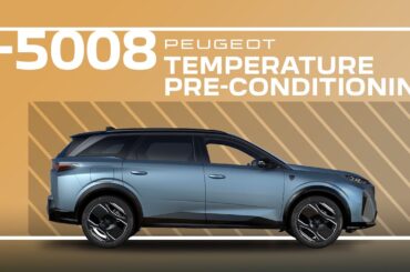 Peugeot E-5008 | Tutorial | Temperature pre-conditioning