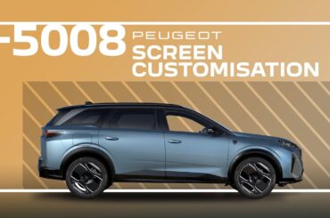 Peugeot E-5008 & 5008 | Tutorial | Screen customisation and digital cluster