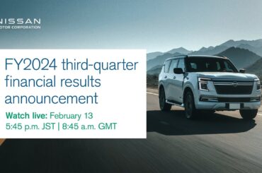 Live: Nissan FY2024 third-quarter financial results announcement​
