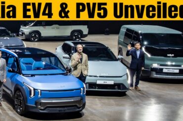 Kia EV4 & PV5 Unveiled! Game-Changing Electric Vehicles at 2025 EV Day