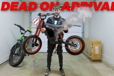 I Bought The Cheapest Electric Dirt Bike On Amazon! (It Showed Up BROKEN) Tuttio Soleil01