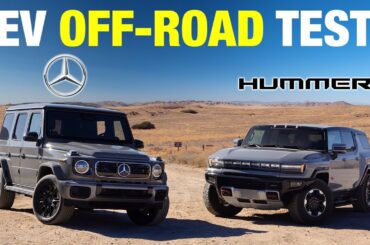 Mercedes-Benz G-Class EV vs GMC Hummer EV | Electric SUV Off-Road Comparison Test