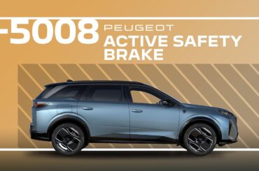 Peugeot E–5008 & 5008 | Tutorial | Active Safety Brake