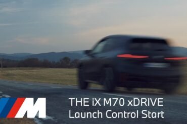 Launch Control Start with the BMW iX M70 xDrive