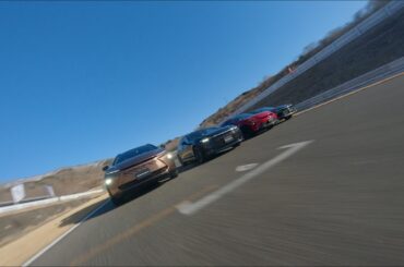 Four models of the all-new Crown (*Prototype is being used for the Estate type)