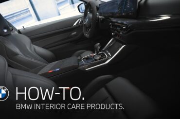How-To: Using BMW Upholstery Care Products.