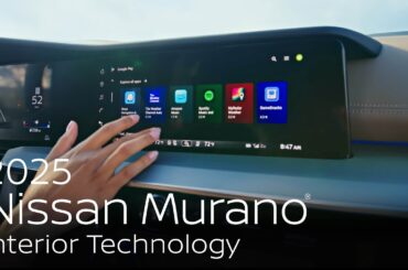 All-New 2025 Nissan Murano® SUV | Interior Technology Features