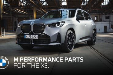 The BMW X3 M50 with BMW M Performance Parts.
