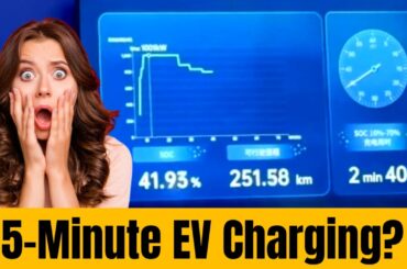 BYD's New 5 Minute EV Charger Is a Game Changer!