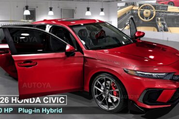 Honda Civic 2026 PHEV - Plug-In Hybrid Civic Sedan with New Exterior & Interior