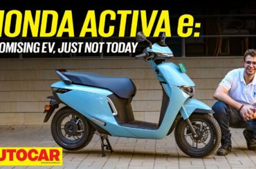 Honda Activa electric review - Balanced EV with some big misses | First Ride | Autocar India