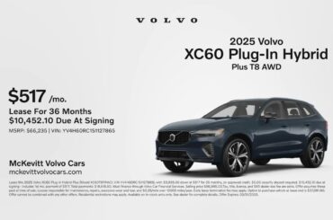 Volvo XC60 Plug-In Hybrid 03/29/2025 5208283