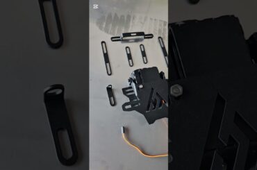 Electric motorcycle license plate holder!