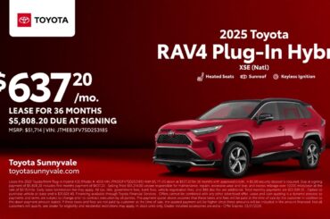 Toyota RAV4 Plug-In Hybrid 03/31/2025 5217268