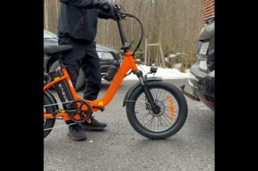 Engwe L20 SE 2025 New Color Orange on Sale #ebike #electricbike#foldingbike