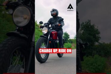 No More Petrol - Just Electric Rides -Atumobile #caferacer #ebike #electric #evrevolution #trending