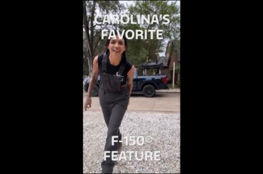 Carolina Paredes’s favorite Ford® F-150® feature.