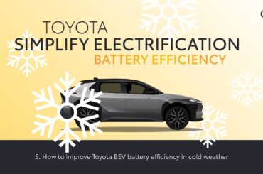 Toyota Electric Vehicles: Battery efficiency  15s