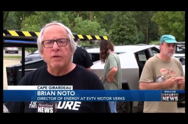 Local TV station KFVS12 coverage of Jack to the Future electric vehicle show